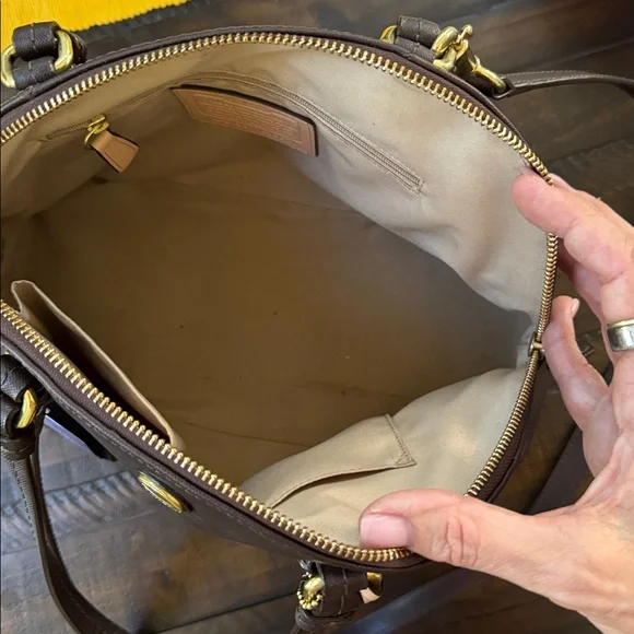 Coach BrownLeather Crossbody Bag